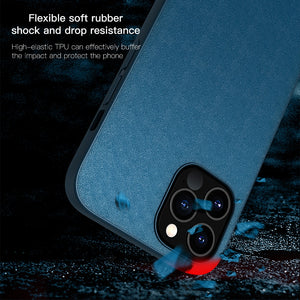 KEYSION PU Leather Case for iPhone 12 Pro Max Back Phone Cover for iPhone 12 mini 11 Pro Max X XS XR 8 7 Plus SE 2020 New i12