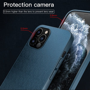 KEYSION PU Leather Case for iPhone 12 Pro Max Back Phone Cover for iPhone 12 mini 11 Pro Max X XS XR 8 7 Plus SE 2020 New i12